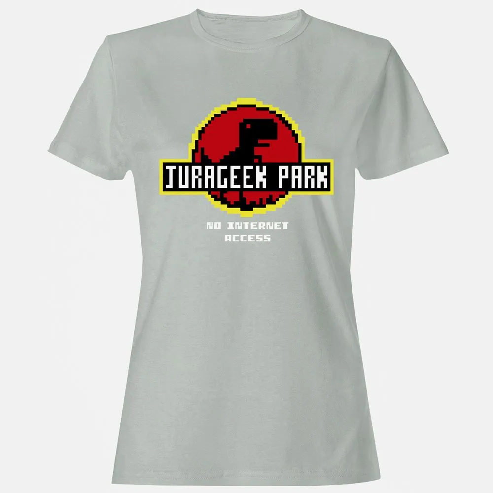 Women's T-Shirt - QYYFW99U - Ash - 2