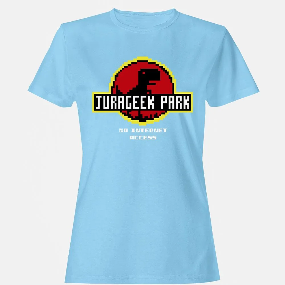 Women's T-Shirt - QYYFW99U - Light Blue - 8