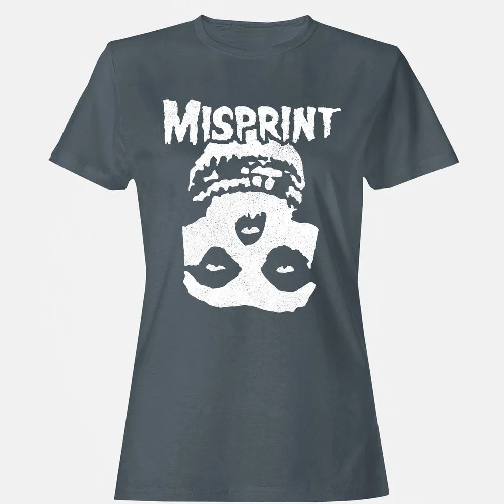 Women's T-Shirt - 3DR2QZ7Y - Charcoal - 3