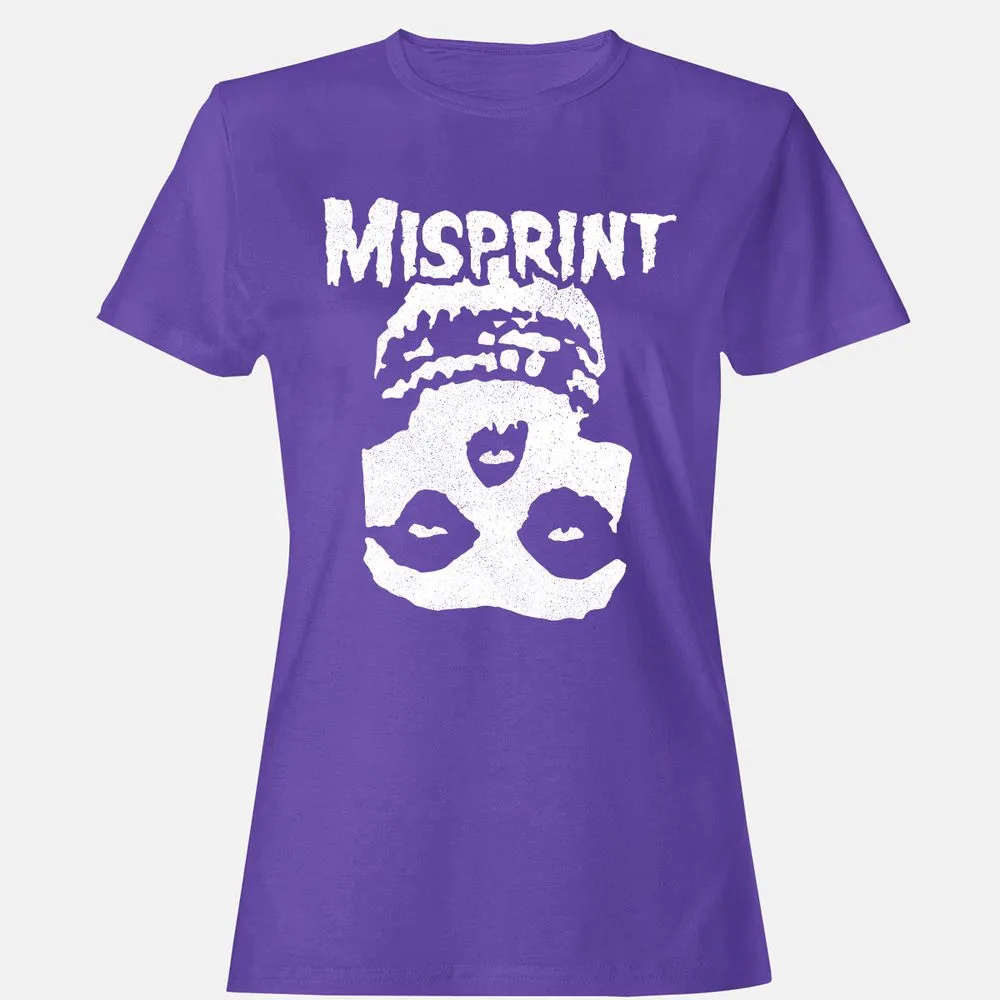 Women's T-Shirt - 3DR2QZ7Y - Purple - 12