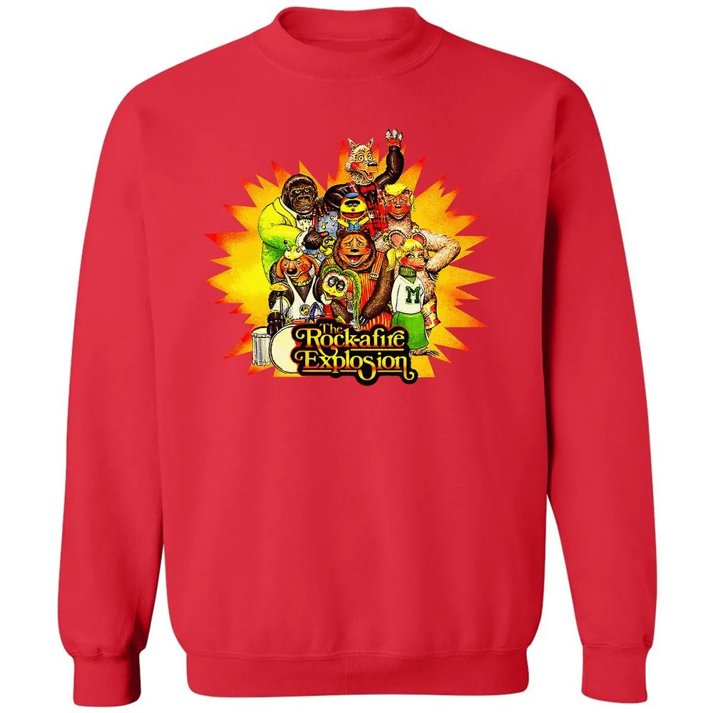 Classic Unisex Sweatshirt - 7D2DJGEB - Red - 5