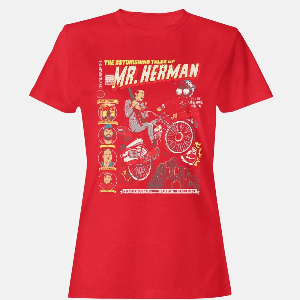 Women's T-Shirt - N7MXP5Z6 - Red - 13