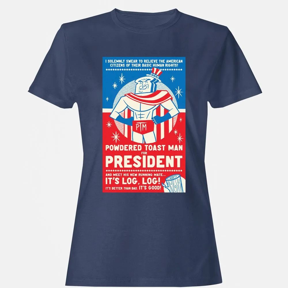 Women's T-Shirt - LVU3AWYQ - Navy - 10