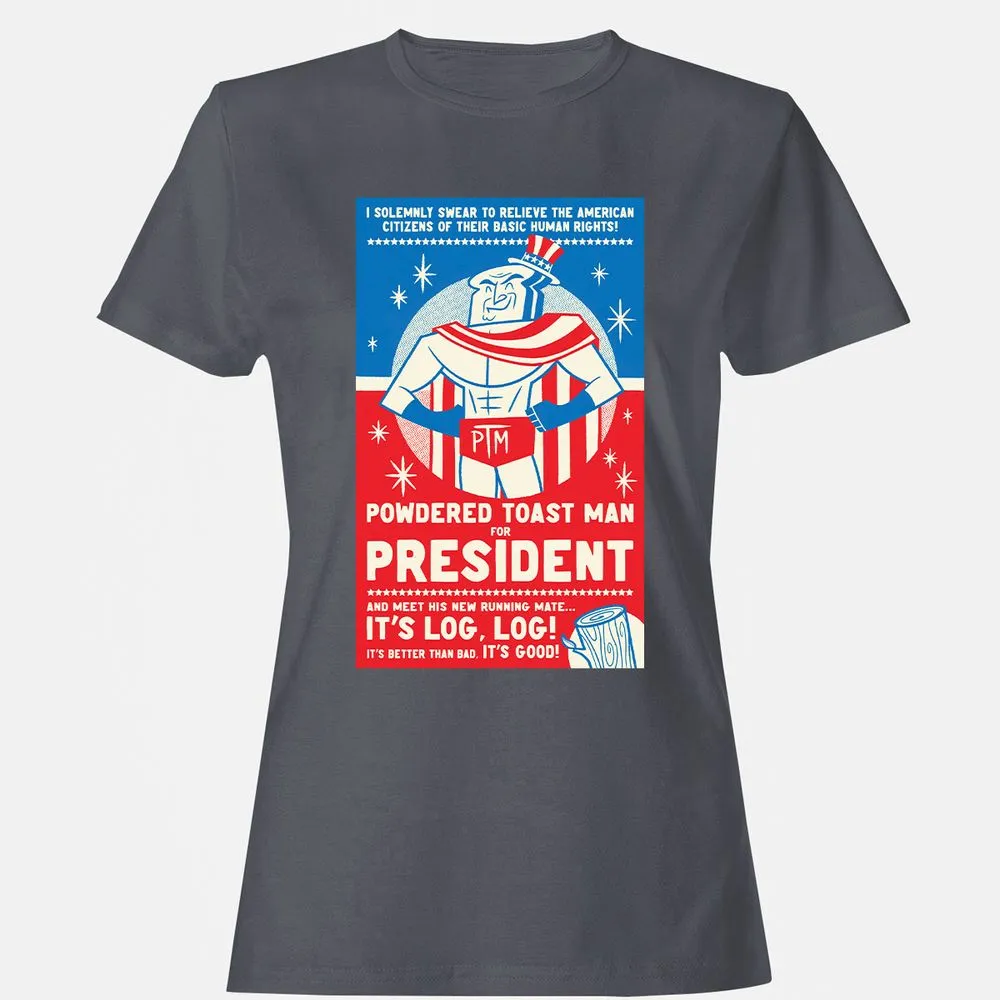 Women's T-Shirt - LVU3AWYQ - Dark Heather - 5