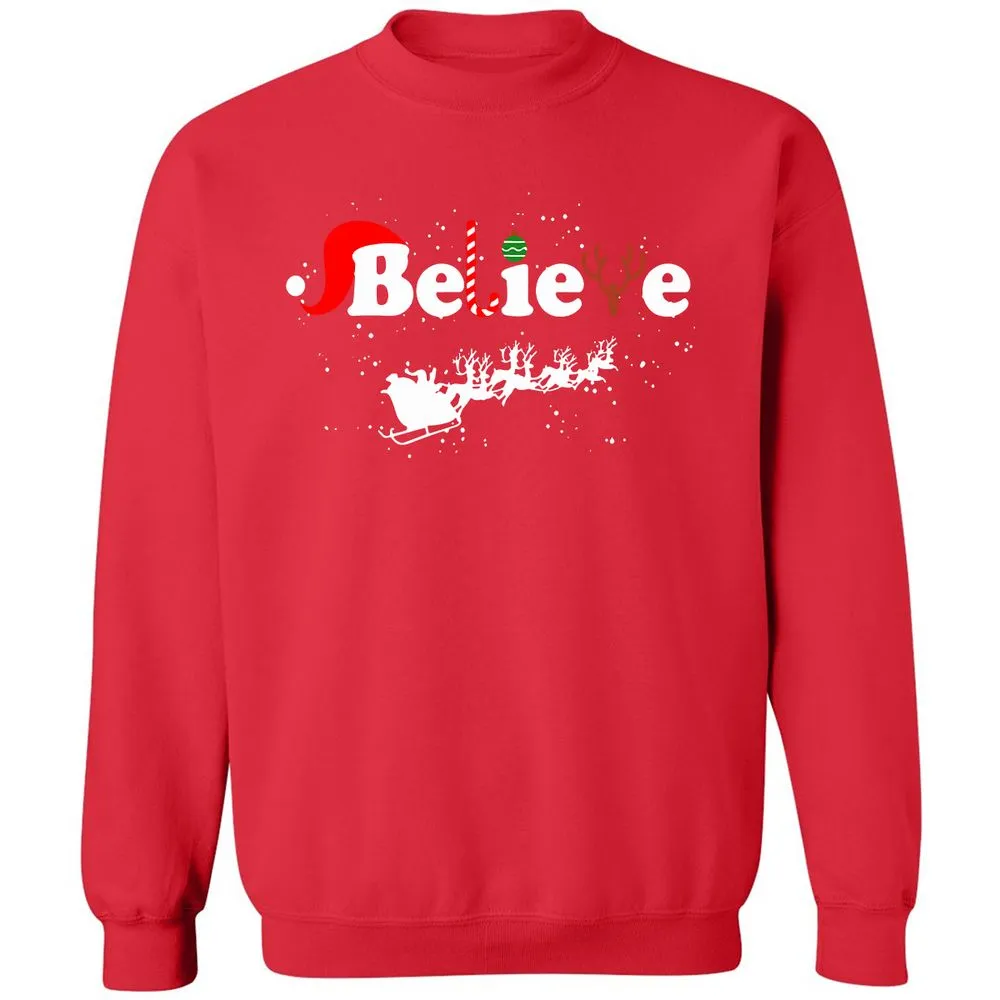 Classic Unisex Sweatshirt - KX5Q2LXY - Red - 5