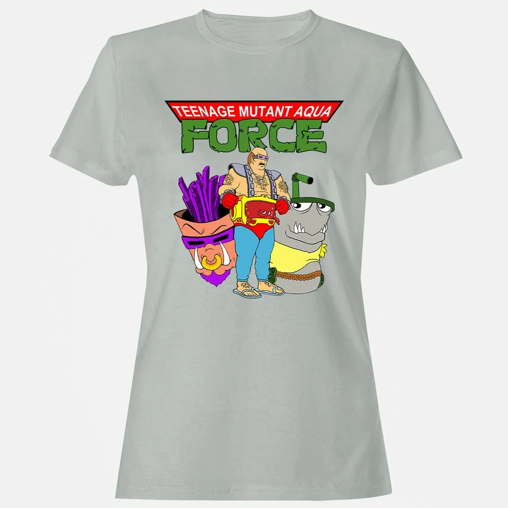 Women's T-Shirt - 4Q77VQ3V - Ash - 2
