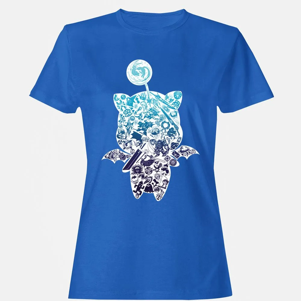 Women's T-Shirt - 3N7JRFHX - Royal - 14