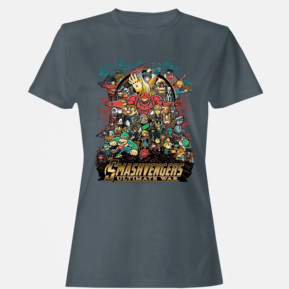 Women's T-Shirt - 61ZAX5TN - Charcoal - 3