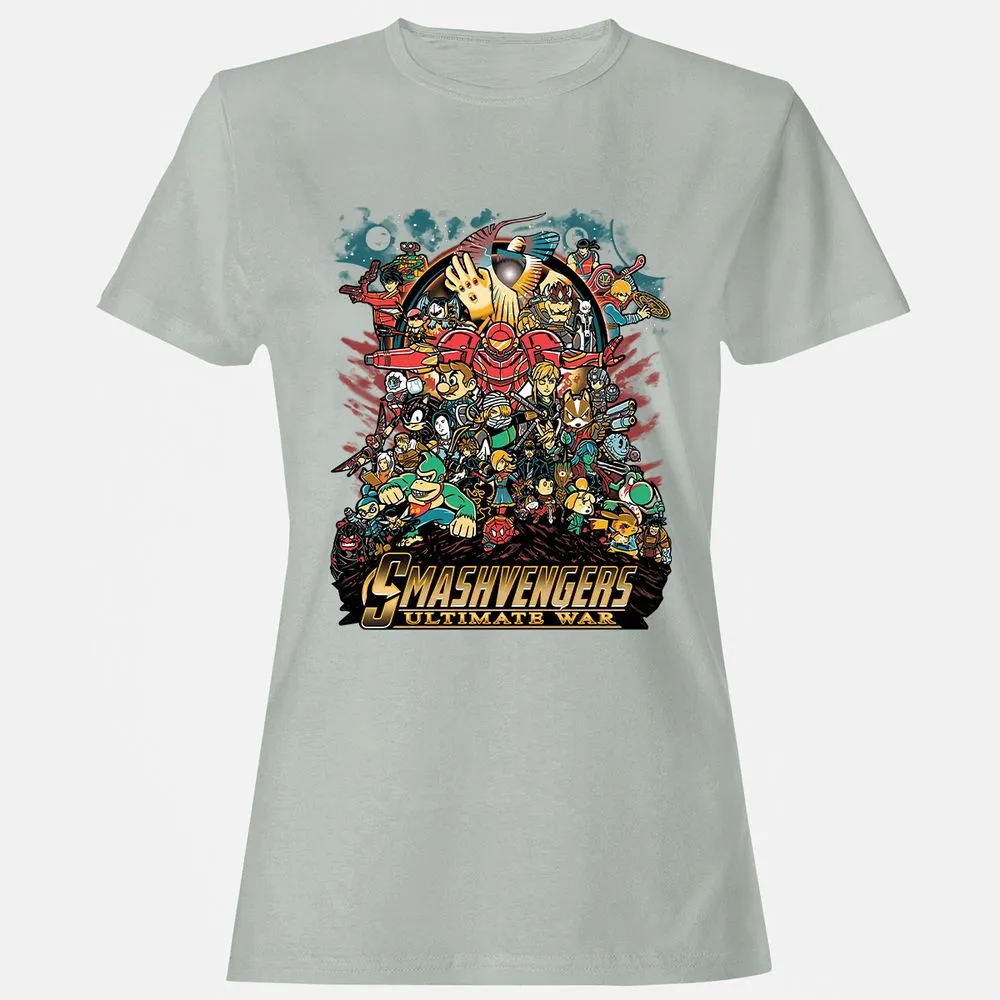 Women's T-Shirt - 61ZAX5TN - Ash - 2