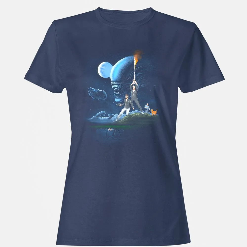 Women's T-Shirt - KM724W8T - Navy - 10