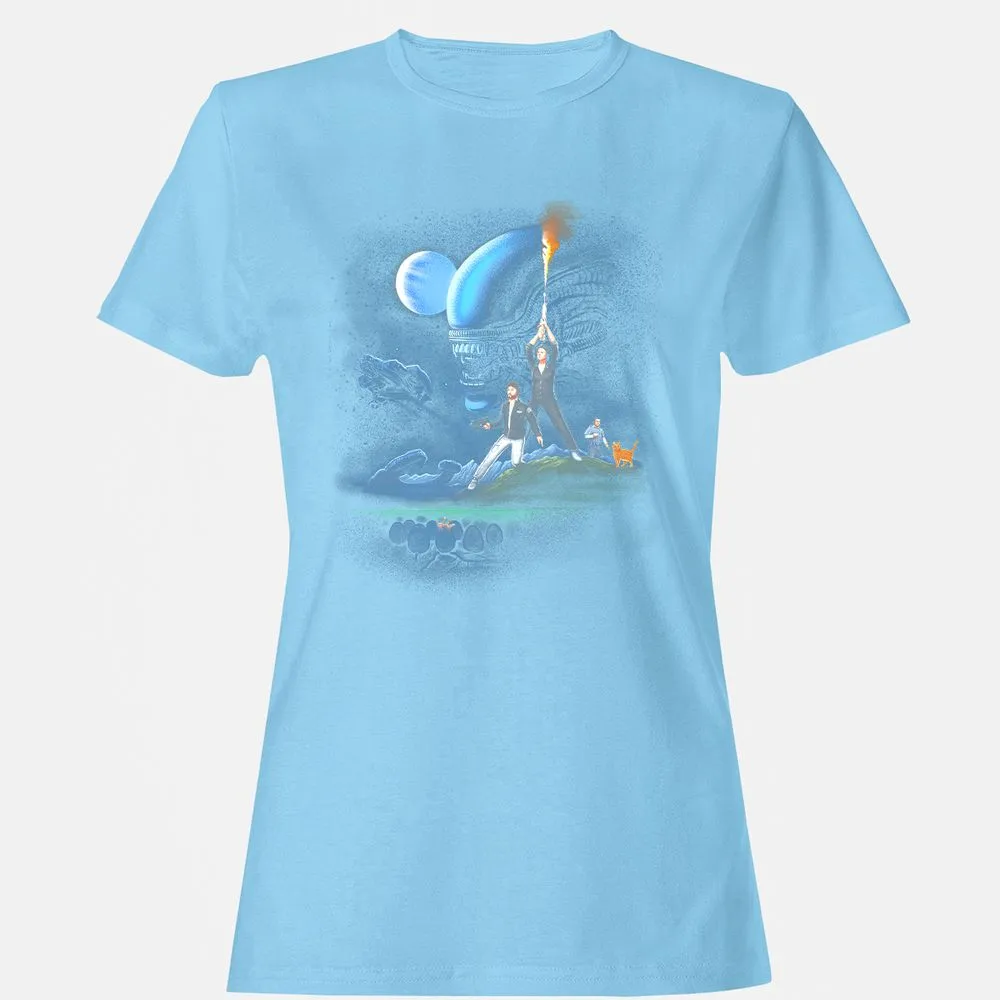 Women's T-Shirt - KM724W8T - Light Blue - 8