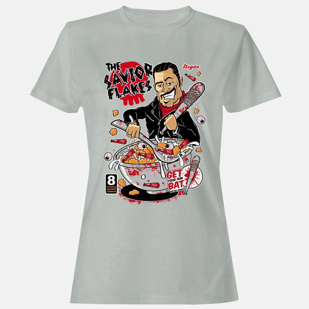 Women's T-Shirt - P6ZBSK4U - Ash - 2