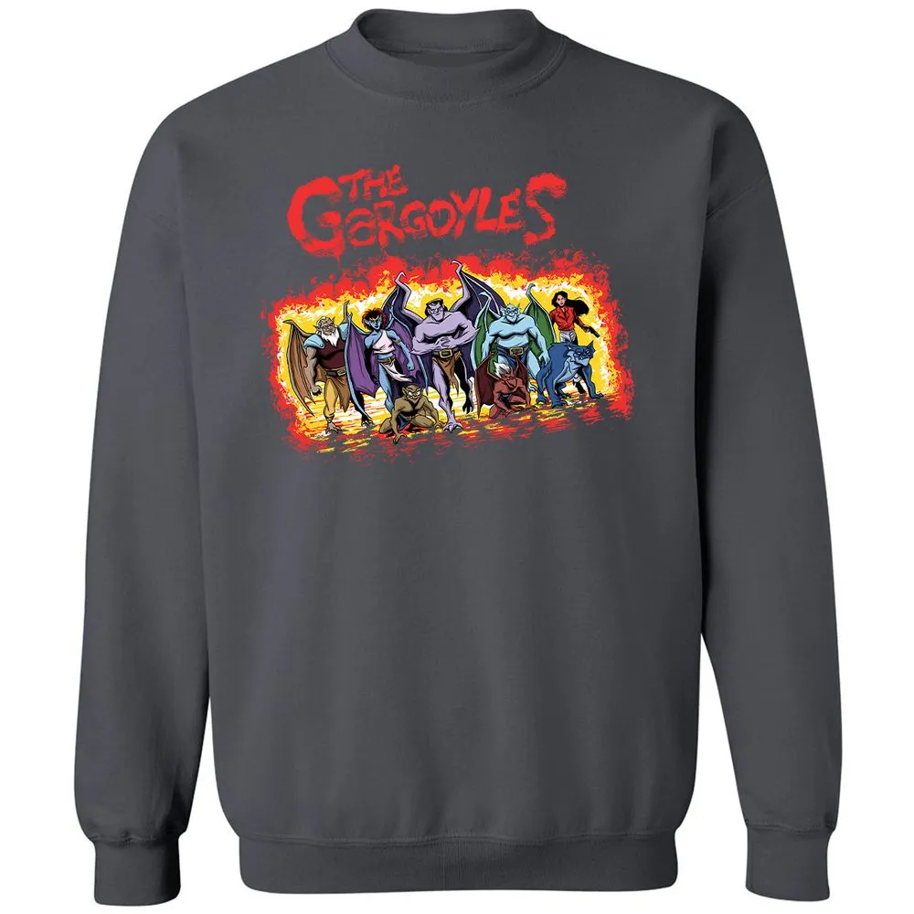 Classic Unisex Sweatshirt - A4YFH5BF - Charcoal - 7