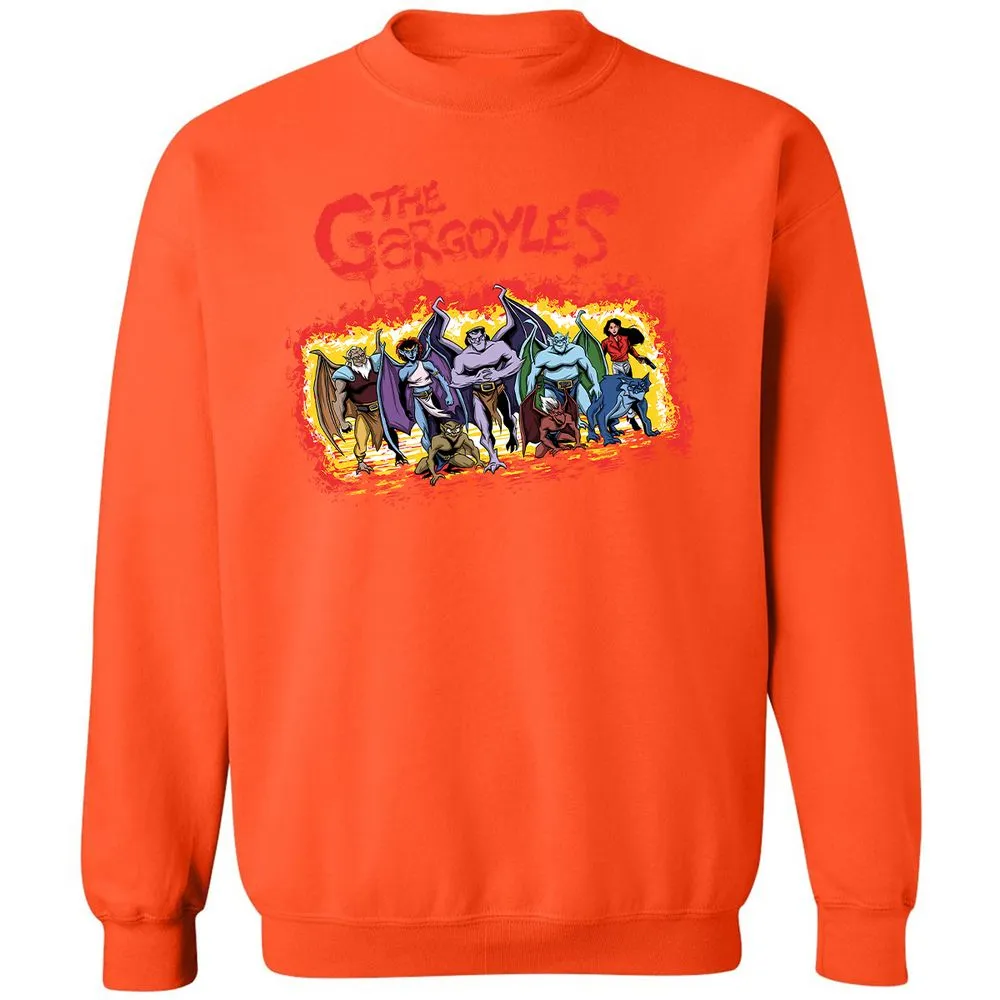 Classic Unisex Sweatshirt - A4YFH5BF - Orange - 10