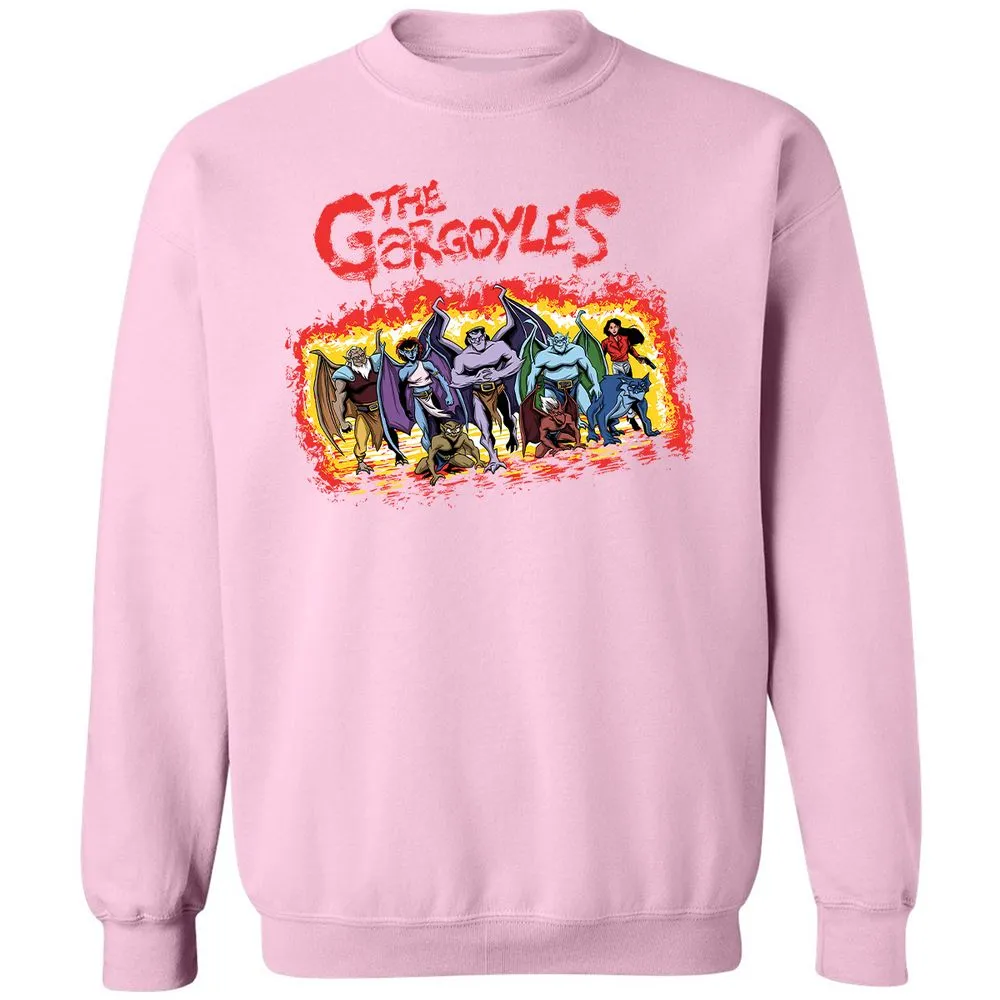 Classic Unisex Sweatshirt - A4YFH5BF - Light Pink - 3