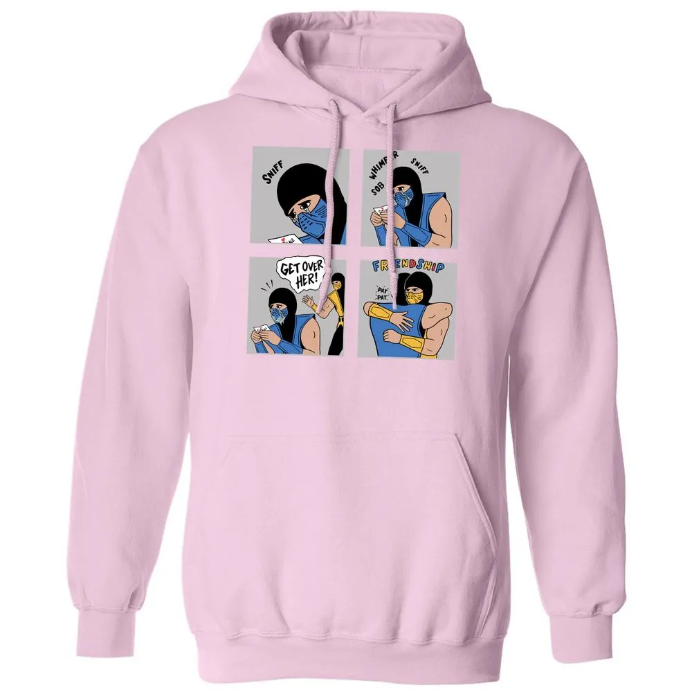 Classic Unisex Hoodie - LPBCG22E - Light Pink - 3