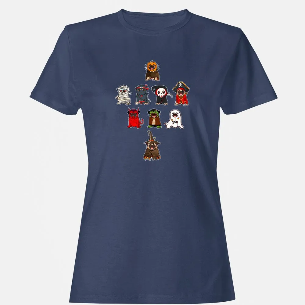 Women's T-Shirt - 3U7L3N3M - Navy - 10