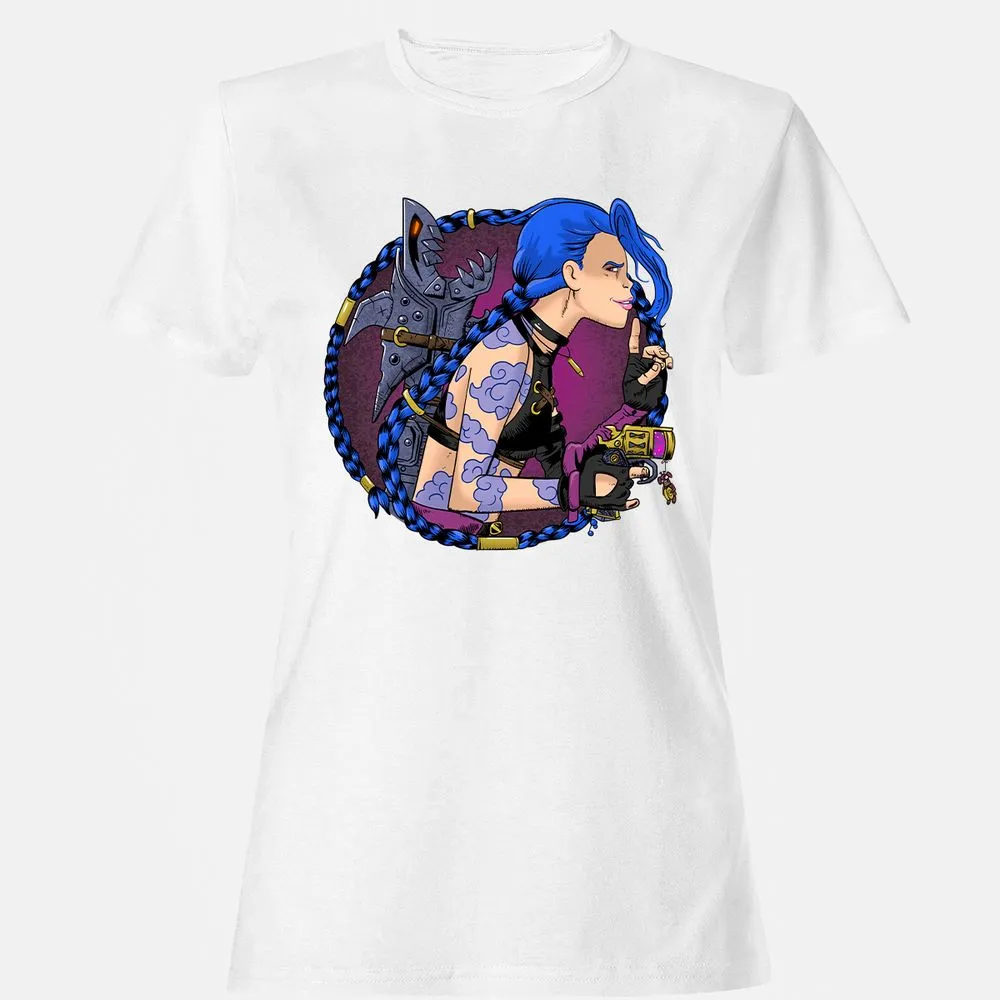 Women's T-Shirt - 1X7HGWCL - White - 16