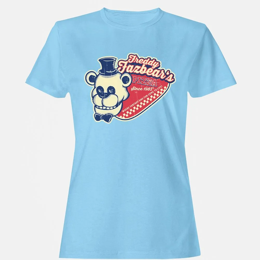 Women's T-Shirt - ZGQCU965 - Light Blue - 8