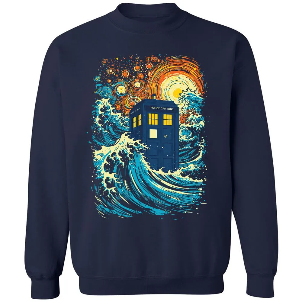 Classic Unisex Sweatshirt - AV1FLB5S - Navy - 2