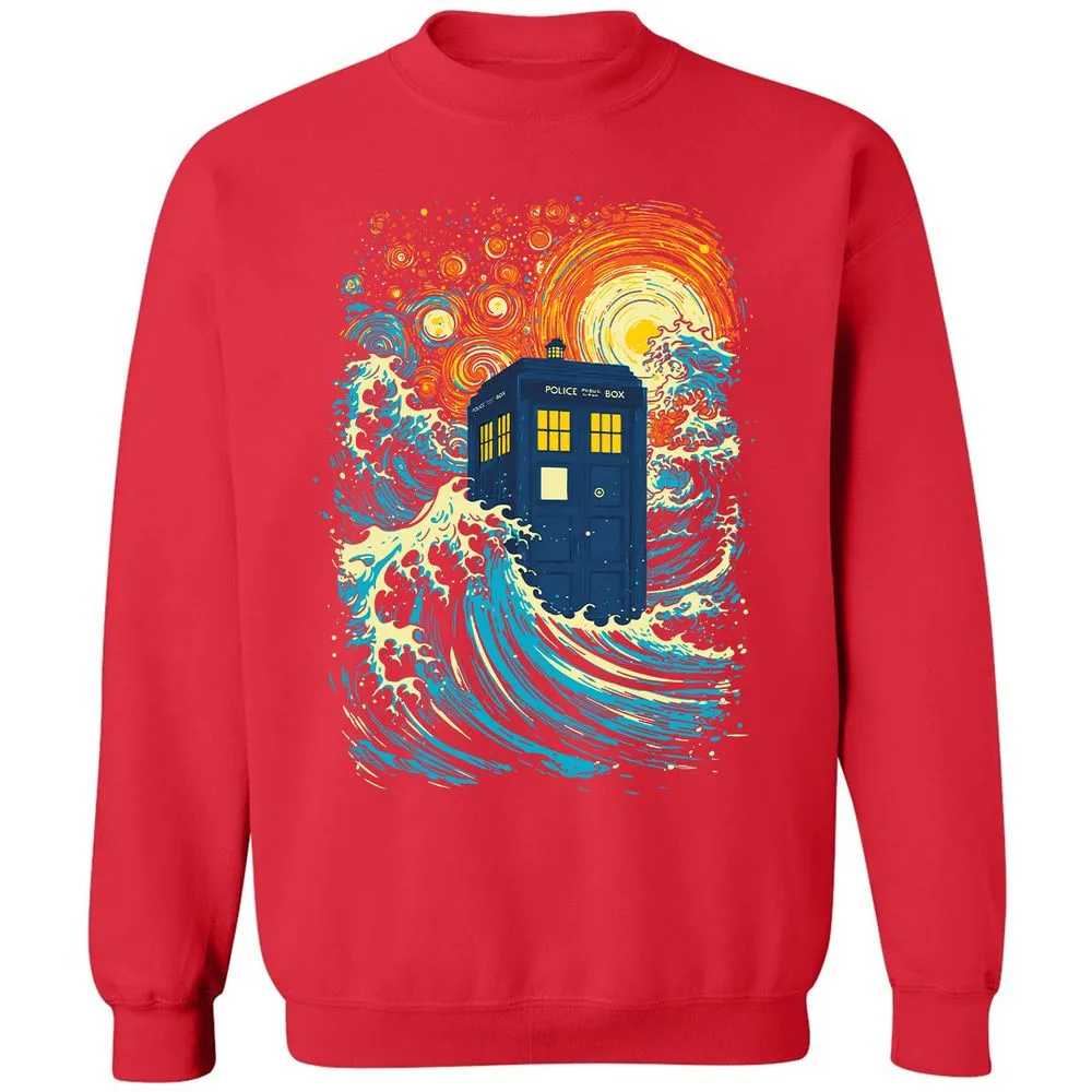 Classic Unisex Sweatshirt - AV1FLB5S - Red - 5
