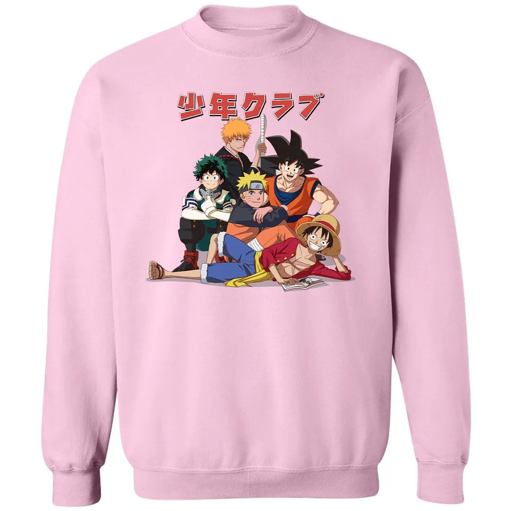 Classic Unisex Sweatshirt - C9D57ZDQ - Light Pink - 3