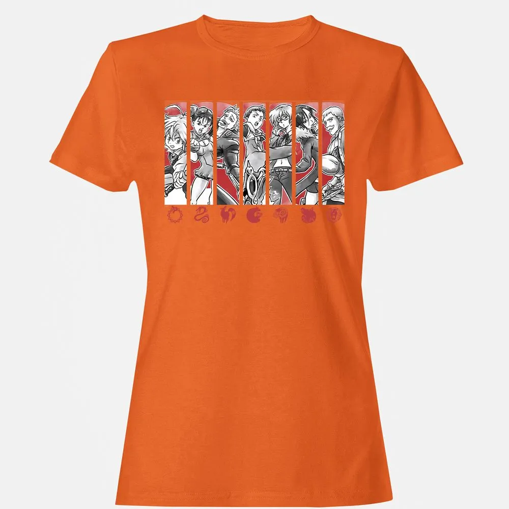 Women's T-Shirt - 82JQA7B2 - Orange - 11