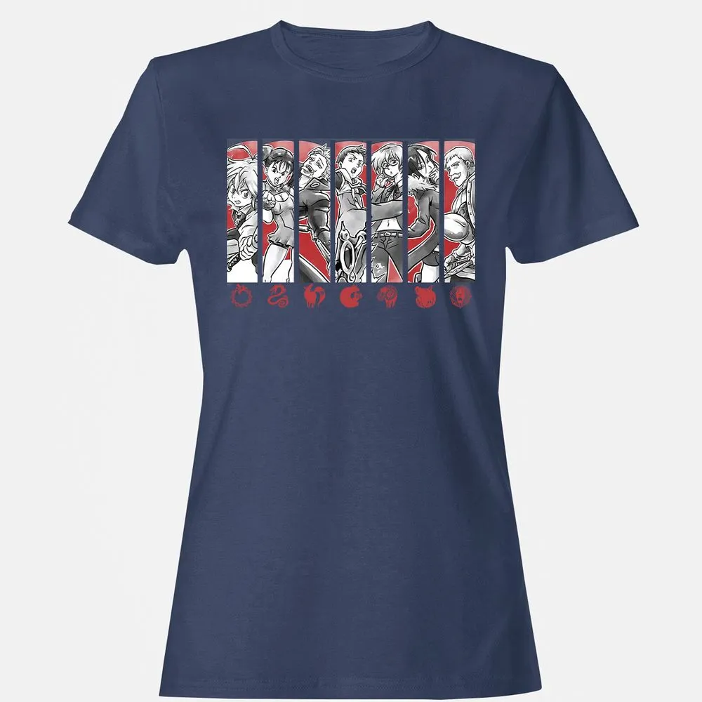 Women's T-Shirt - 82JQA7B2 - Navy - 10