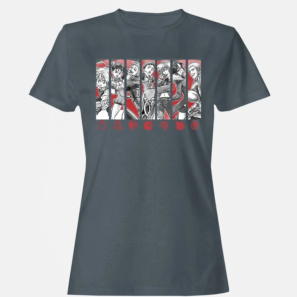 Women's T-Shirt - 82JQA7B2 - Charcoal - 3