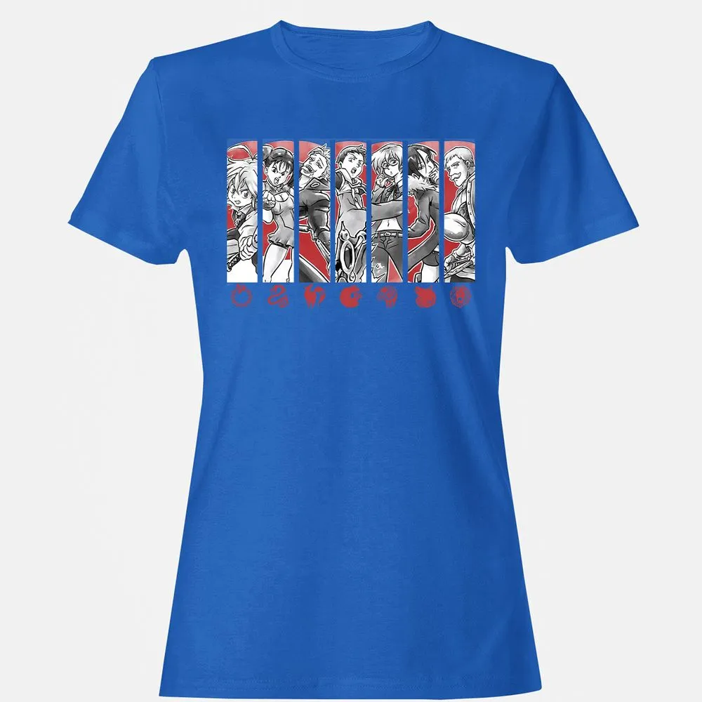 Women's T-Shirt - 82JQA7B2 - Royal - 14