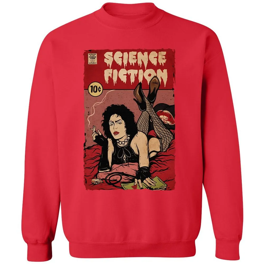 Classic Unisex Sweatshirt - 4VCVKU8Y - Red - 5