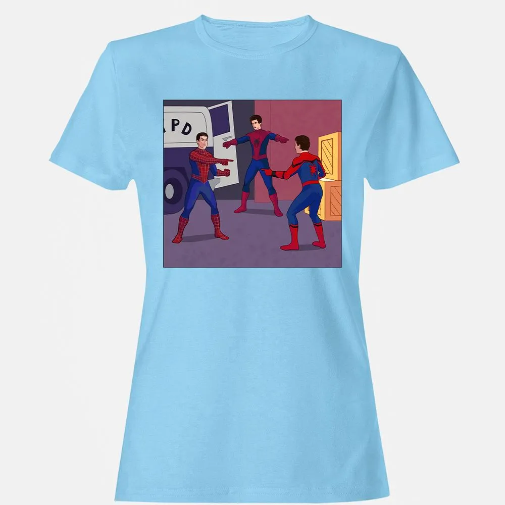 Women's T-Shirt - LZA6NVQV - Light Blue - 8