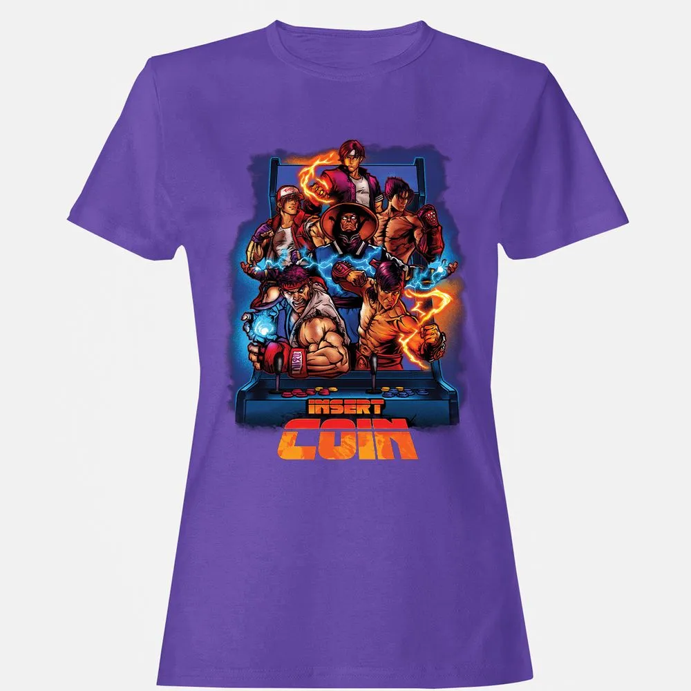 Women's T-Shirt - QB448NDV - Purple - 12