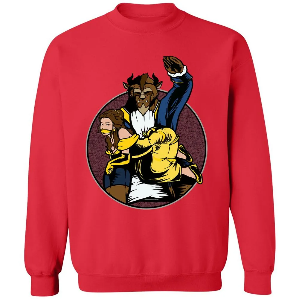 Classic Unisex Sweatshirt - 7QFS6G9R - Red - 5