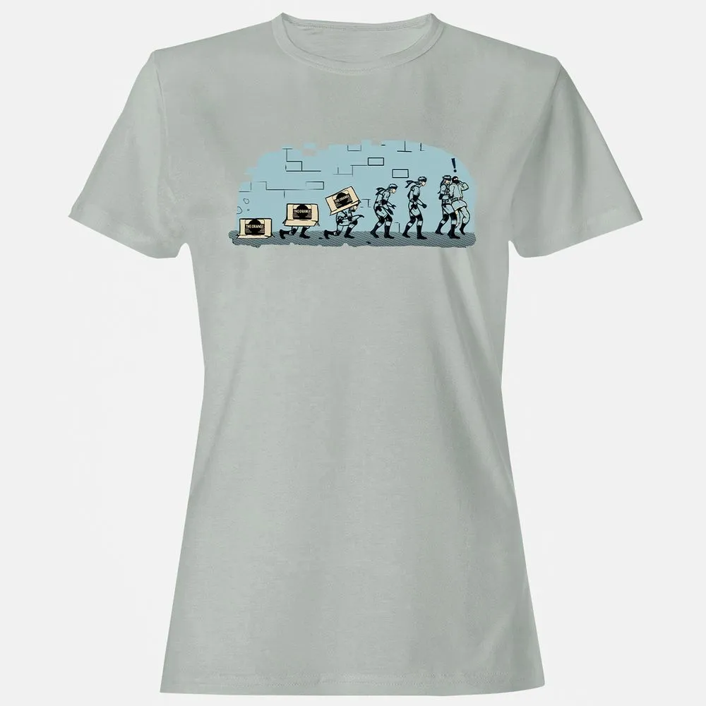 Women's T-Shirt - GHNUNMKA - Ash - 2