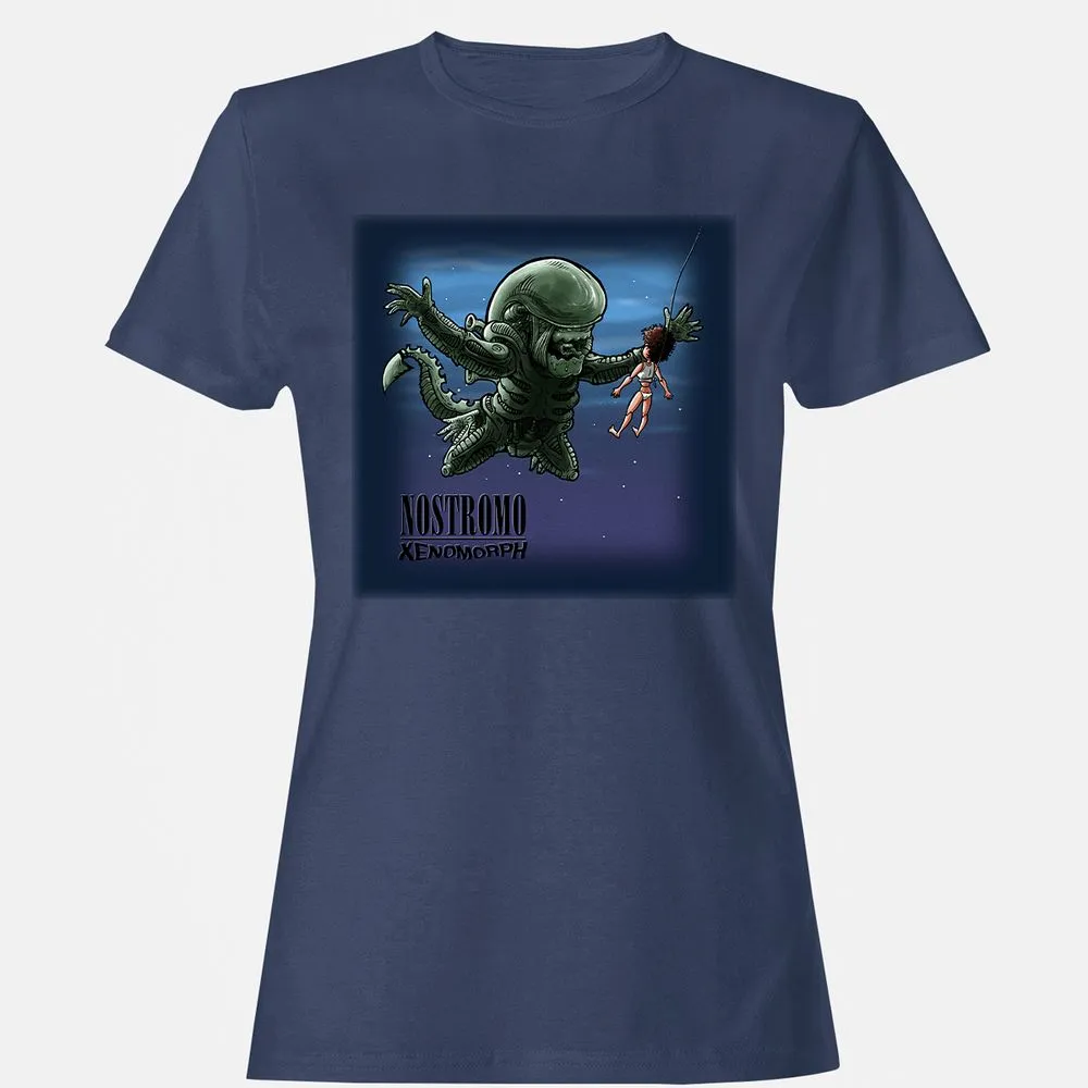 Women's T-Shirt - X5DE47N7 - Navy - 10