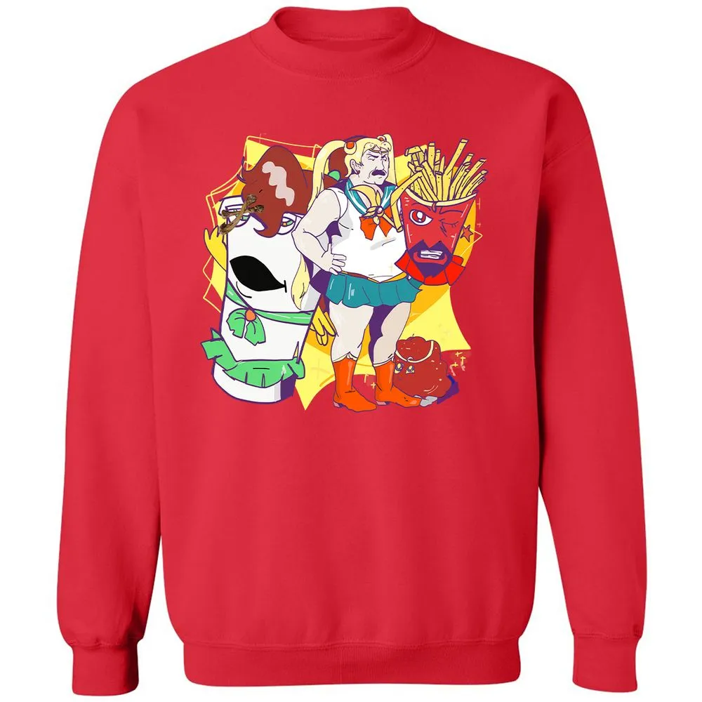 Classic Unisex Sweatshirt - LZWE2VWL - Red - 5