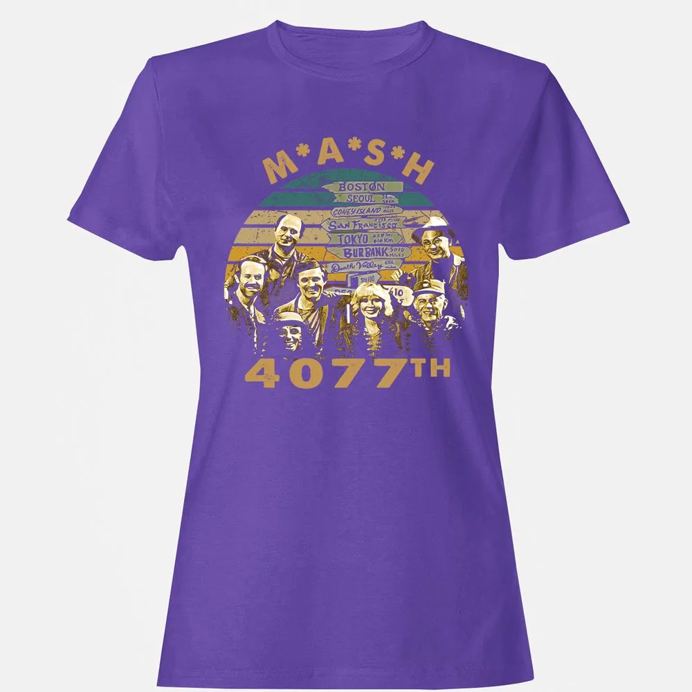 Women's T-Shirt - SDZNV735 - Purple - 12