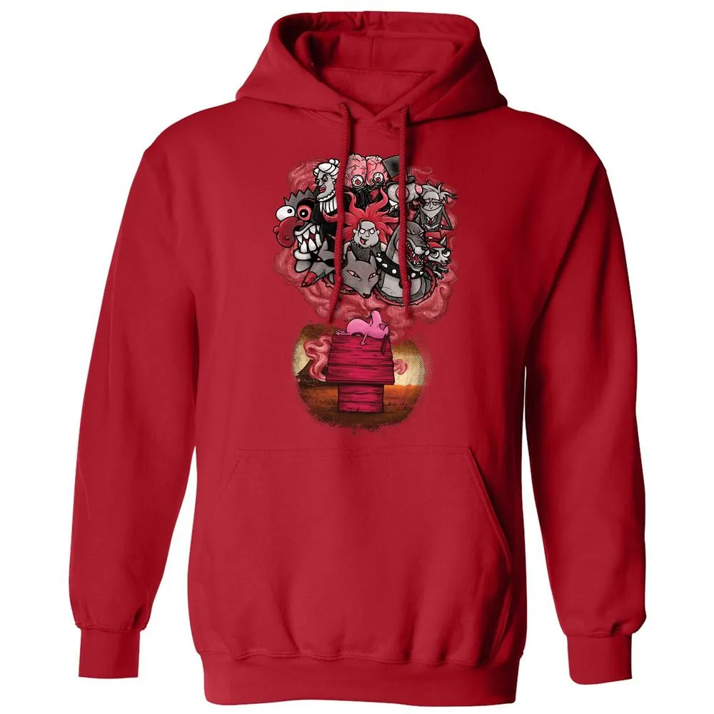 Classic Unisex Hoodie - G3AY8N2J - Red - 5