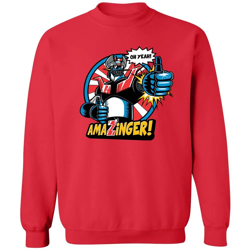 Classic Unisex Sweatshirt - MBNEQM2N - Red - 5