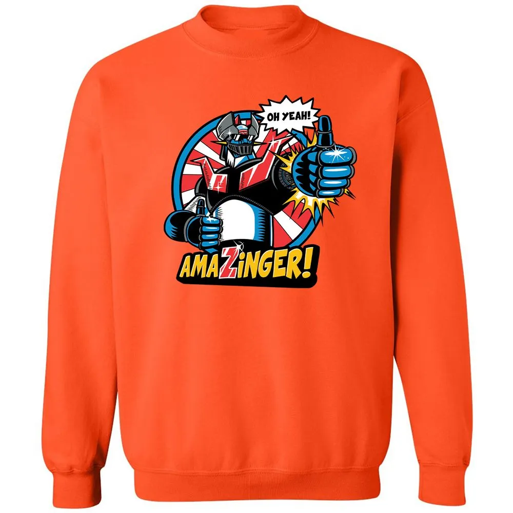 Classic Unisex Sweatshirt - MBNEQM2N - Orange - 10