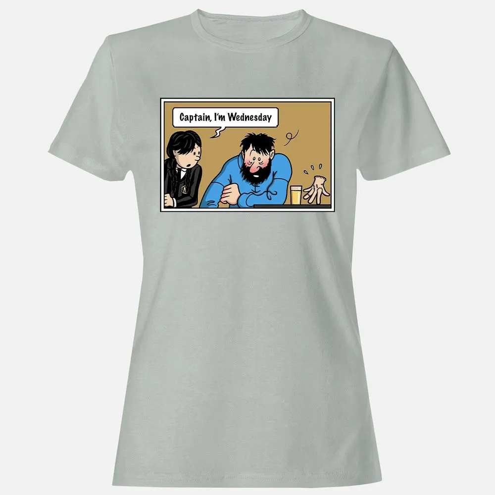 Women's T-Shirt - EQNFK7Y6 - Ash - 2