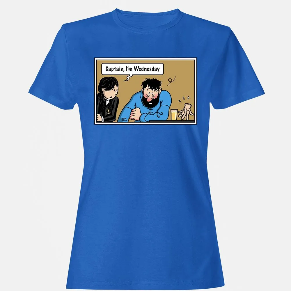 Women's T-Shirt - EQNFK7Y6 - Royal - 14