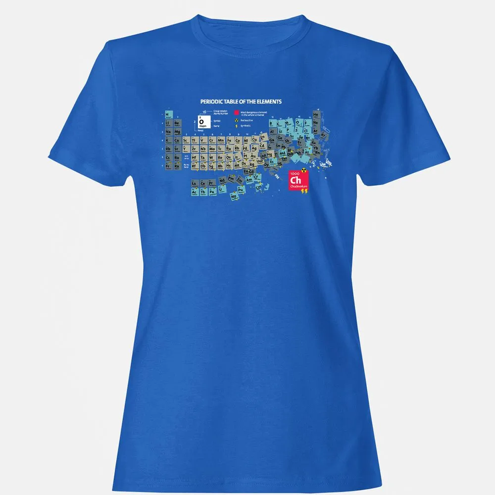 Women's T-Shirt - C1DZ6GQR - Royal - 14