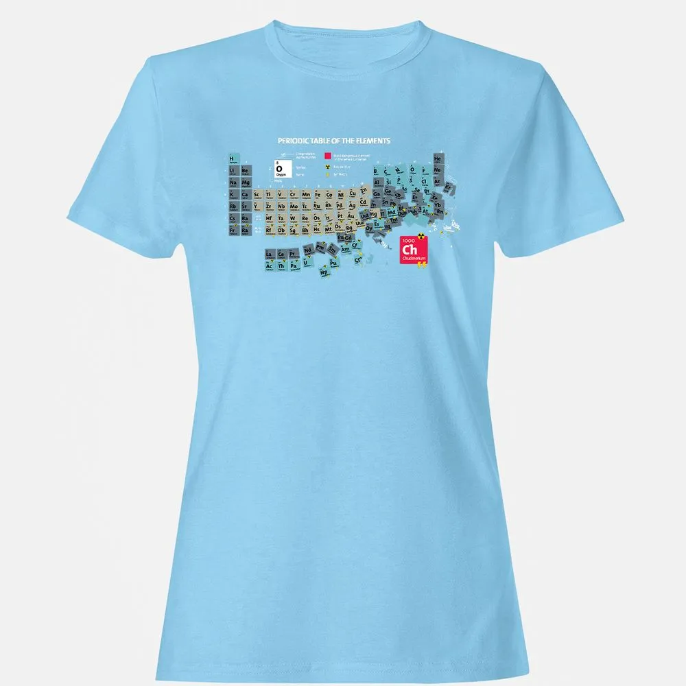 Women's T-Shirt - C1DZ6GQR - Light Blue - 8