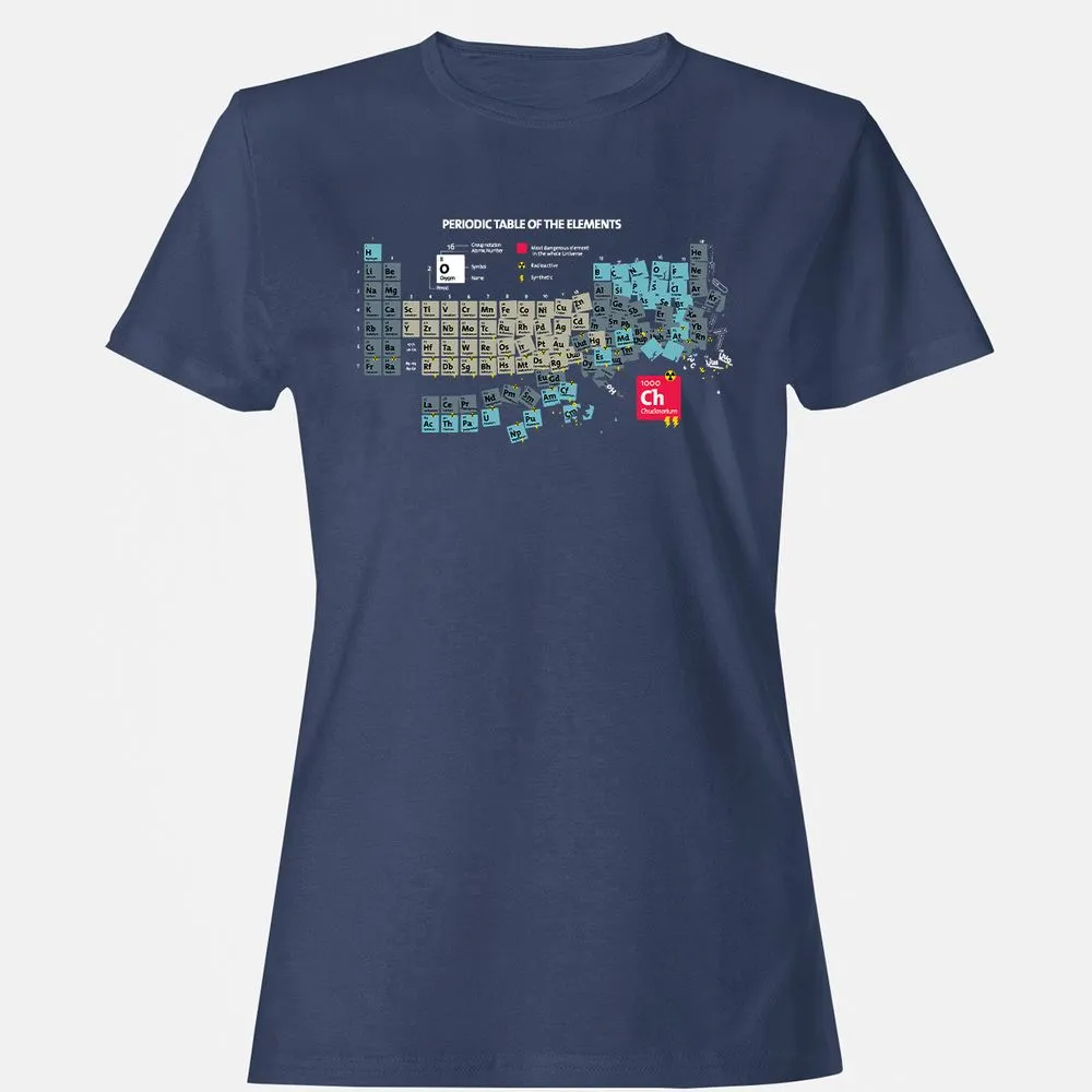 Women's T-Shirt - C1DZ6GQR - Navy - 10