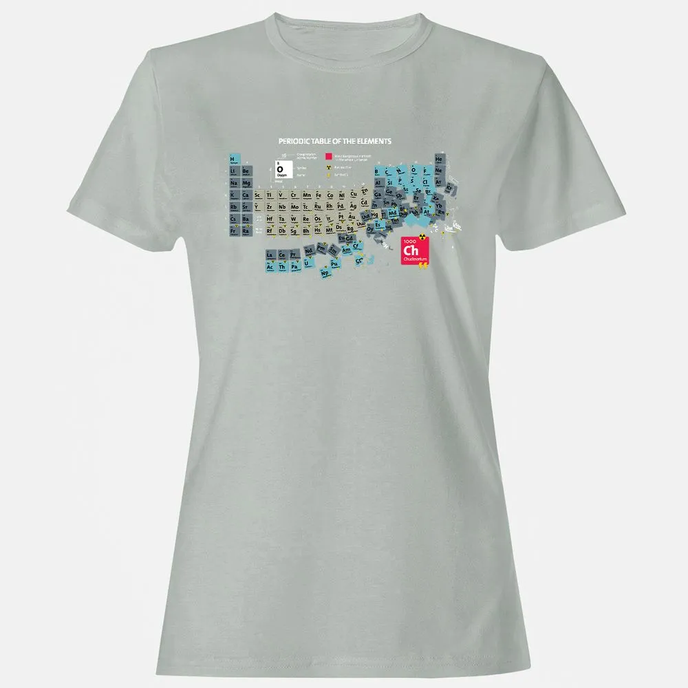Women's T-Shirt - C1DZ6GQR - Ash - 2