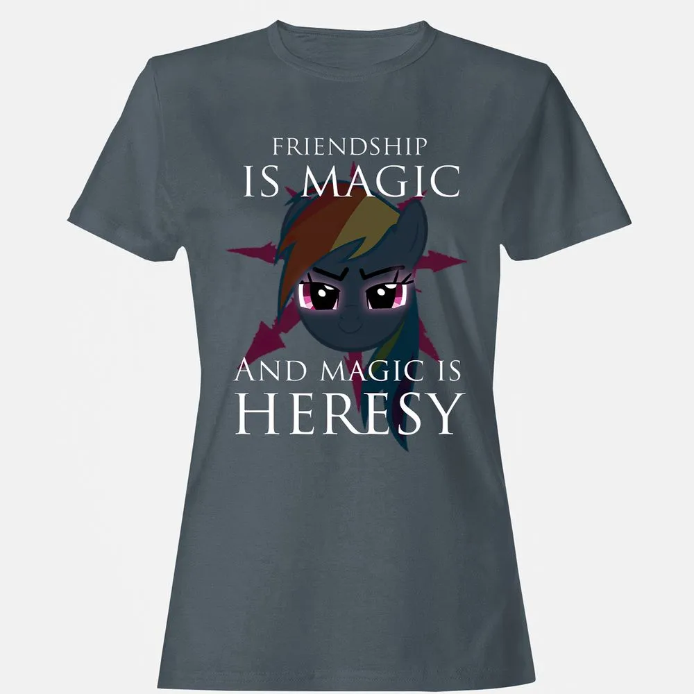 Women's T-Shirt - 2CLYDRZG - Charcoal - 3