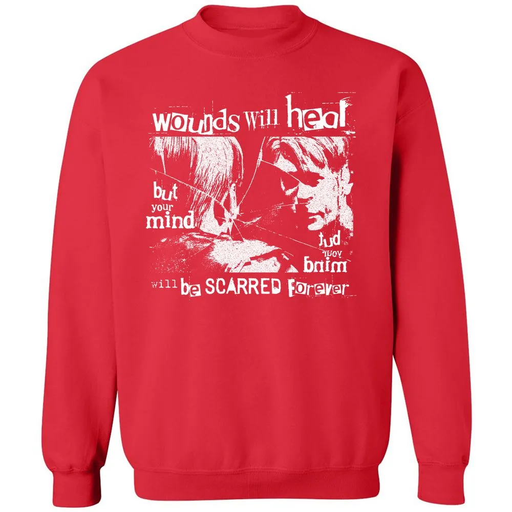 Classic Unisex Sweatshirt - DZP68K6N - Red - 5