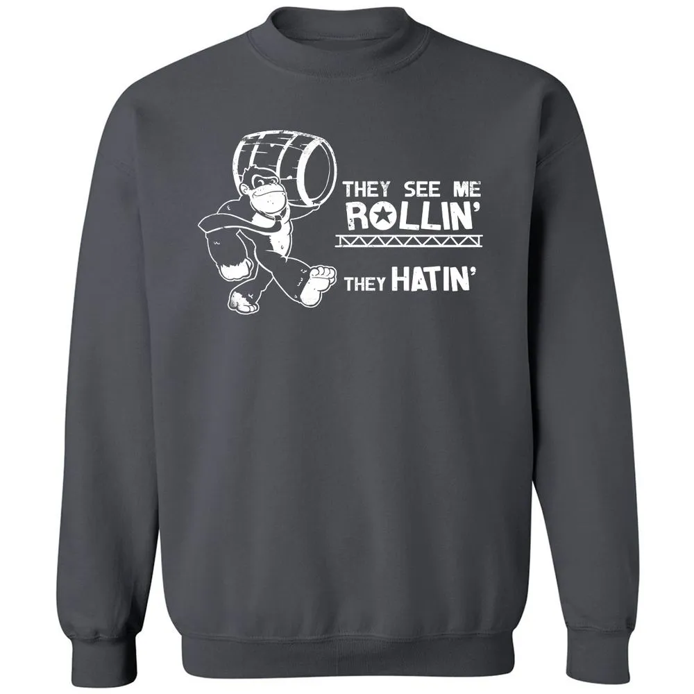Classic Unisex Sweatshirt - NDL3TBHW - Charcoal - 7